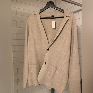 Banana Republic Organic Cotton Sweater Blazer size M